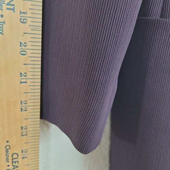 Vintage Alex Garfield Garfield & Marks Women's Blazer Jacket Sz 12 Dark Purple - Picture 9 of 12